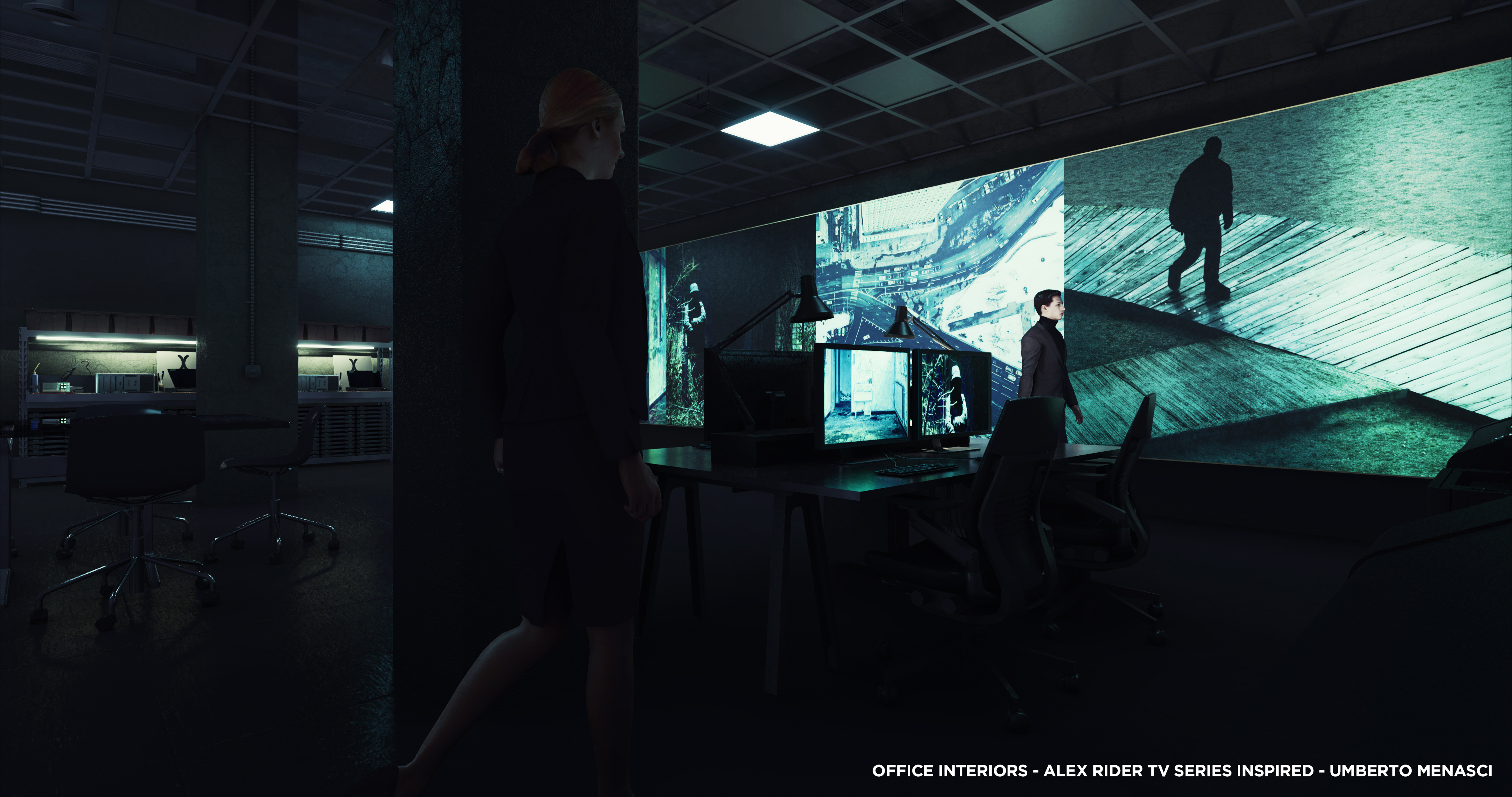 OFFICE INTERIORS - ALEX RIDER TV SERIES INSPIRED-4