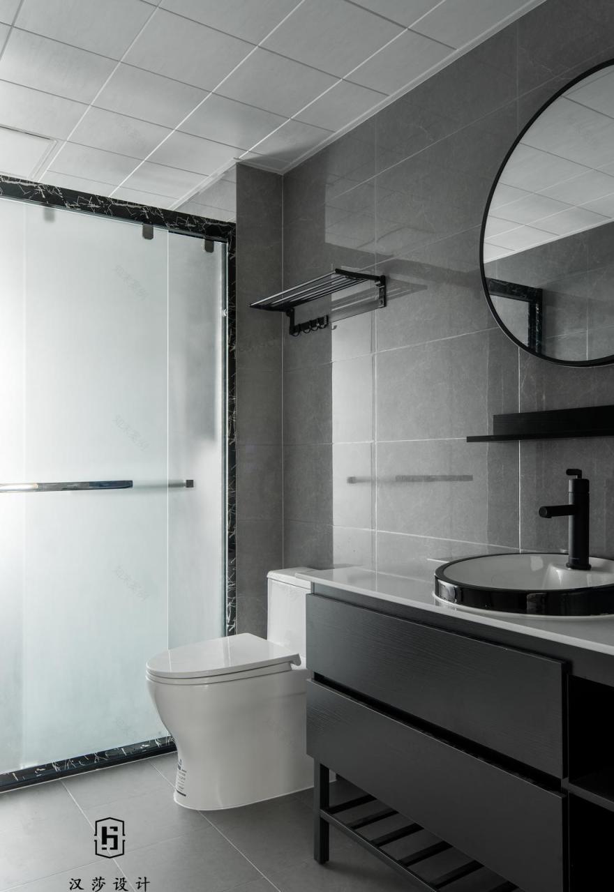 芜湖融悦东方 7 米开间客厅,个性鞋柜与开放式厨房设计-26