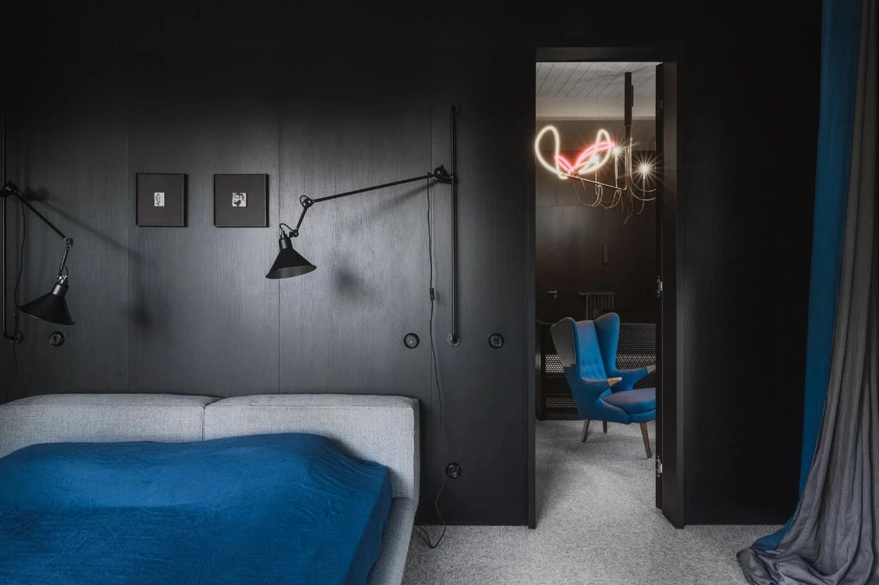 189m²黑色系别墅-32