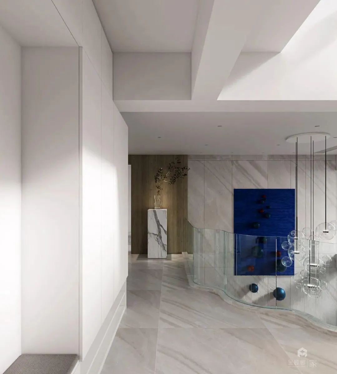 纯白空间的现代风尚 · 鼎太风华 300㎡装修案例丨金螳螂家深圳店-12