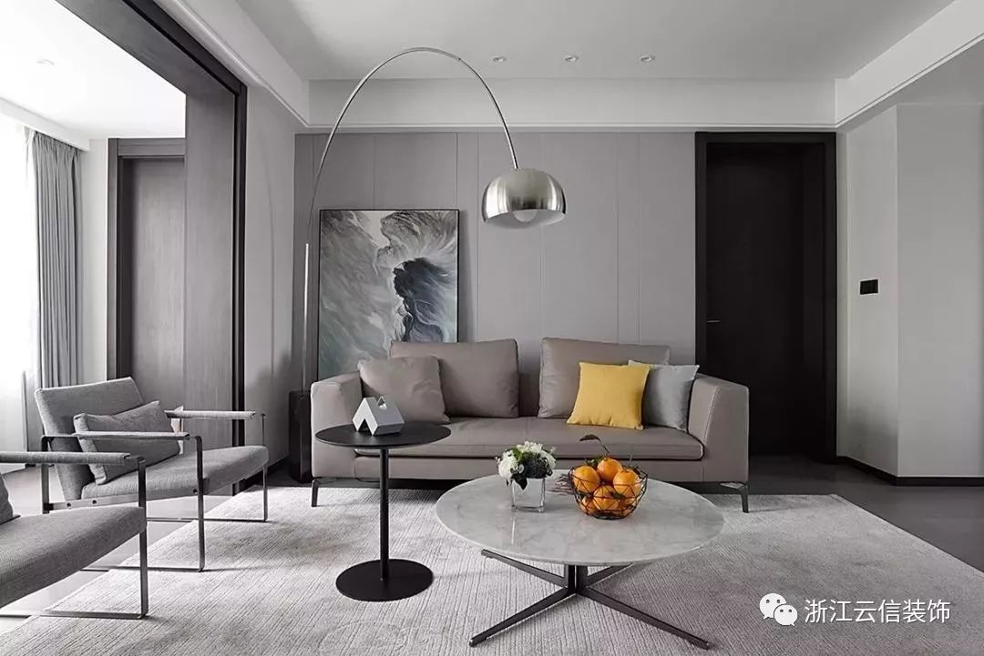 极简黑白灰,打造温馨高级住宅-23