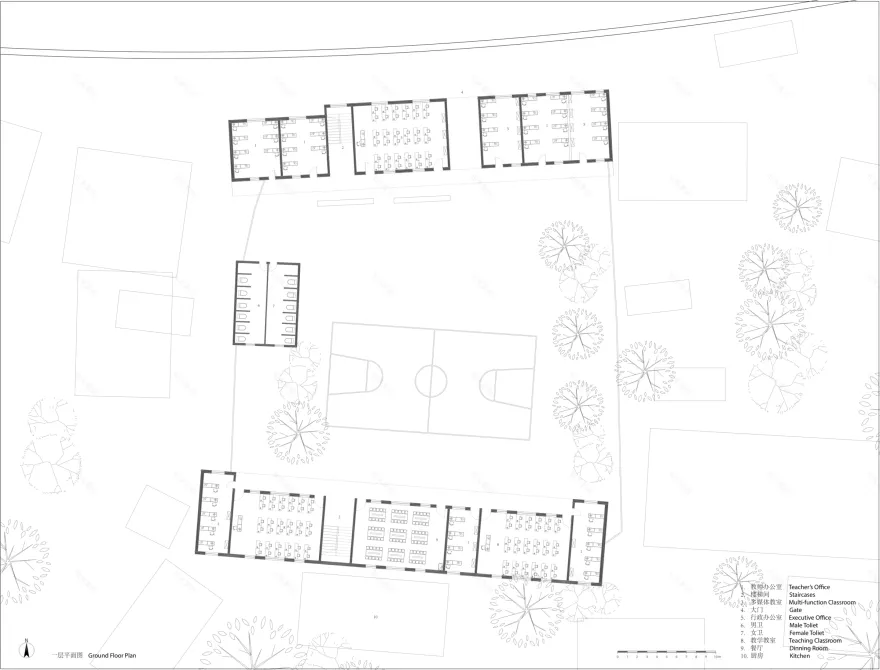 长沙岭小学改造丨中国湖南丨平介设计-26