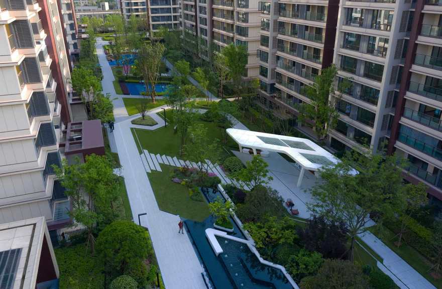 重庆龙湖开元晶蓝二期 | 东方宋式美学融入现代景观设计-5