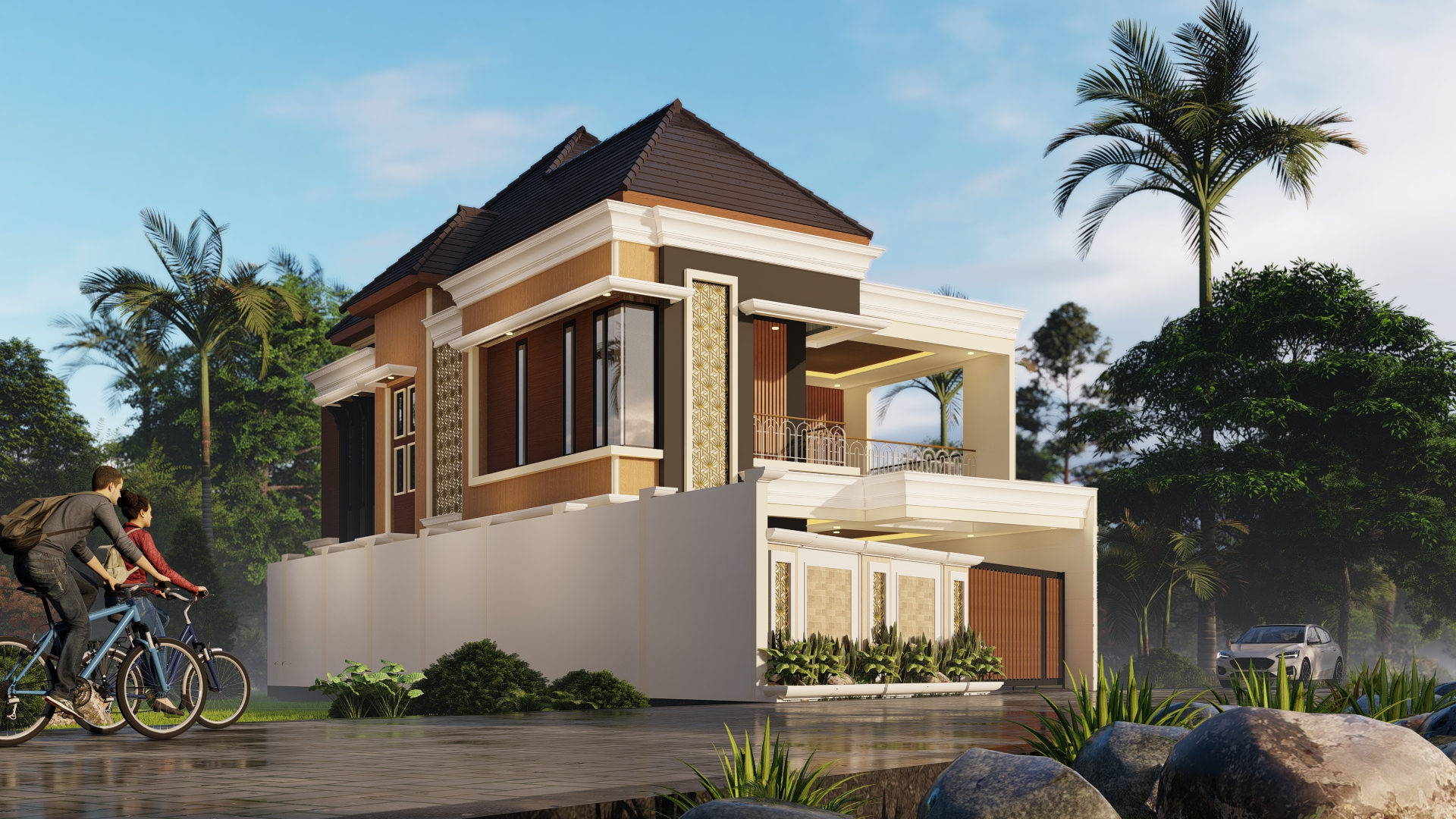 印尼 Batu 市完美别墅设计丨印度尼西亚东爪哇-1