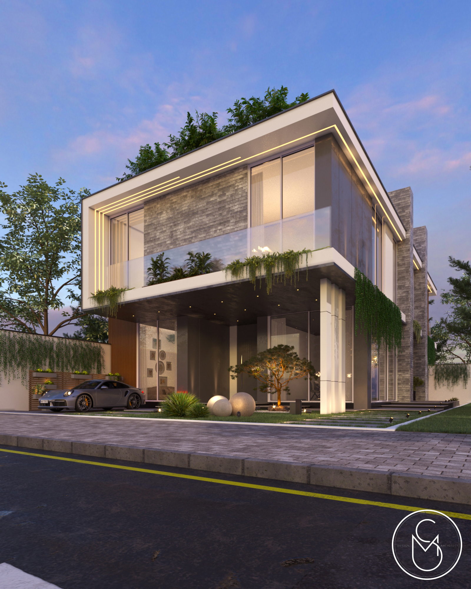 外部设计别墅-4