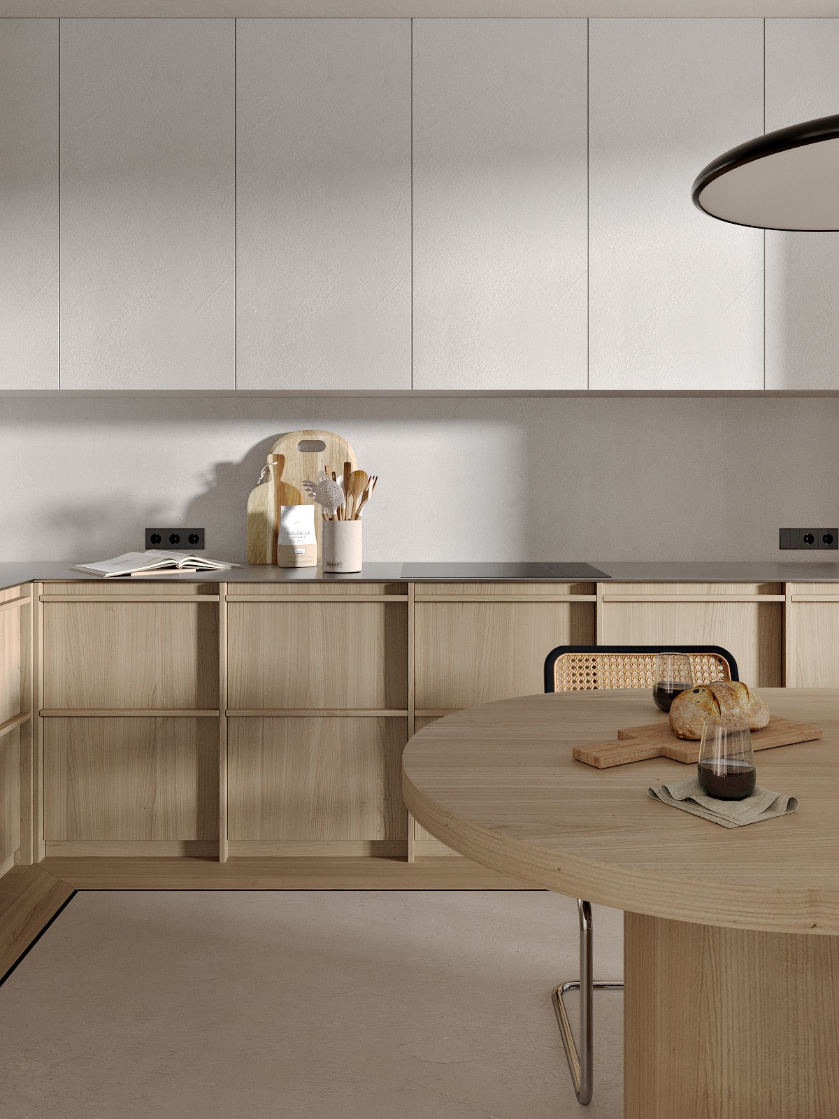 100㎡原木+高级黑 既舒适又精致！-10