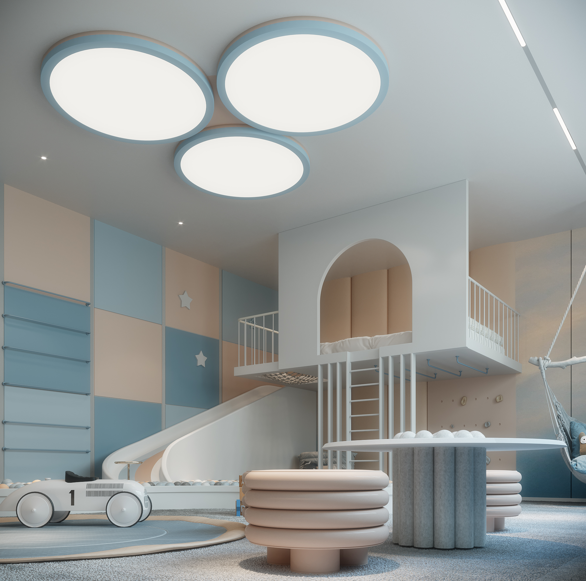 儿童游戏室设计丨沙特阿拉伯丨Mariam Samir-13