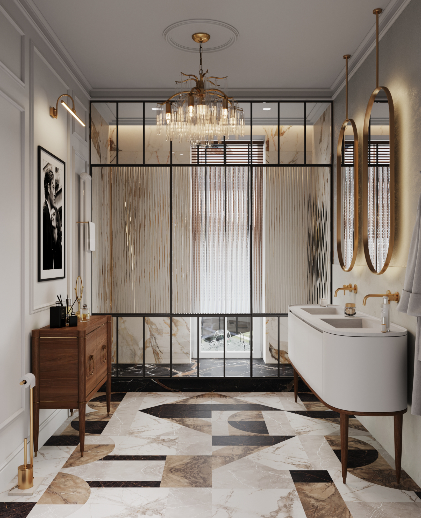 90平米海滨三居室公寓设计项目丨俄罗斯加里宁格勒丨娜塔莉亚·兹马钦斯卡娅工作室-52