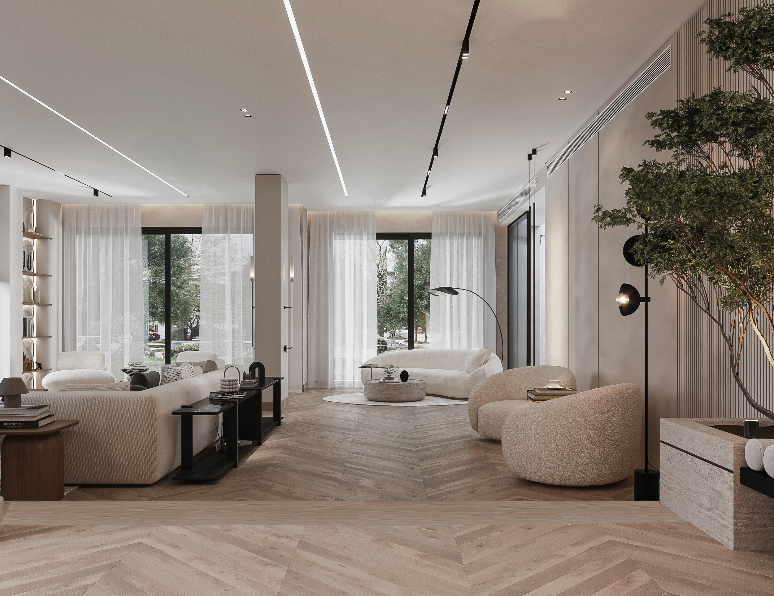 地面别墅（竹子延伸部分）丨DINA NOUR DESIGN STUDIO-8