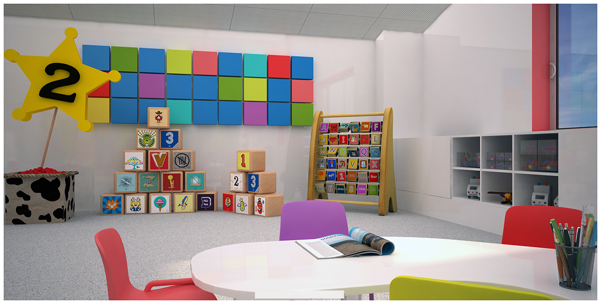 早教中心设计 早教中心效果图 -3