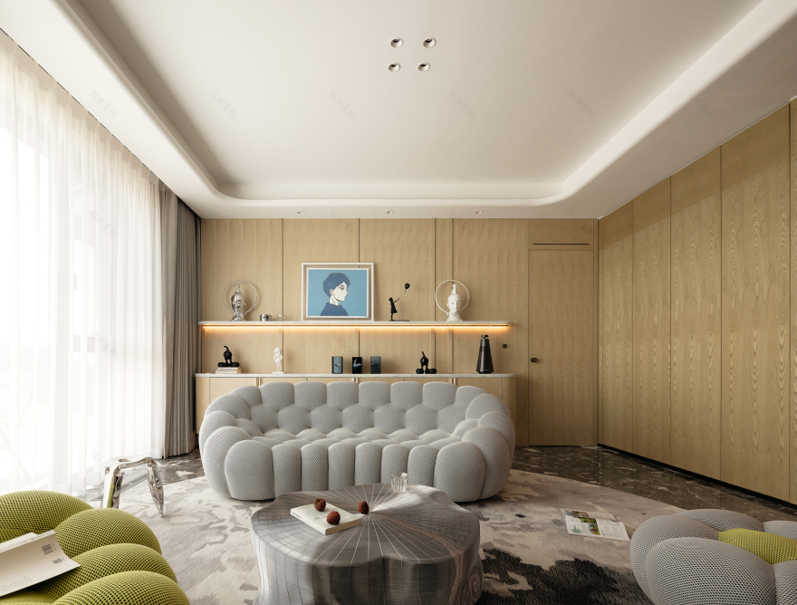 合生缦云平层精装改造丨中国北京丨尔本空间设计-4