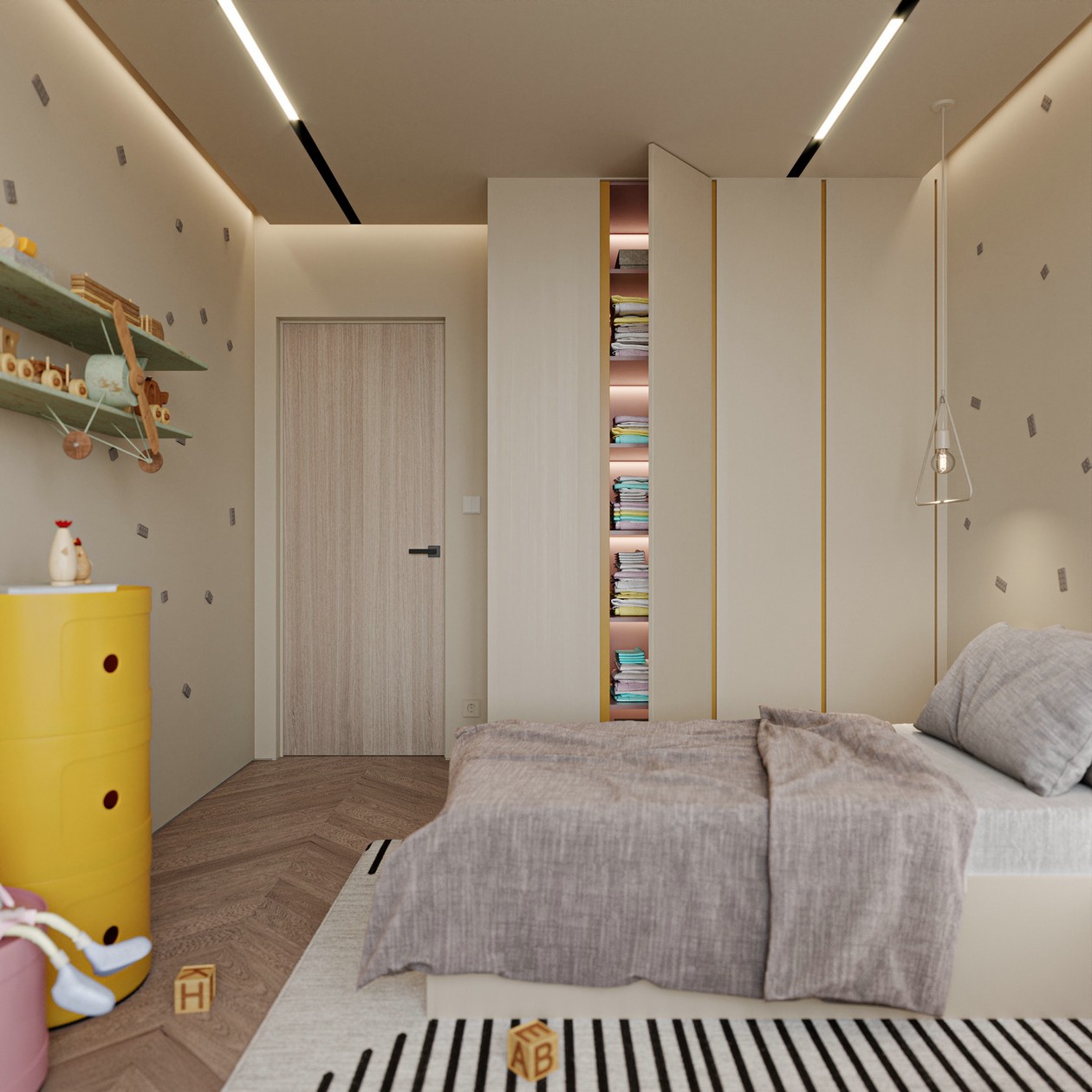 圆润流畅的线条构建出舒适的住宅空间-12