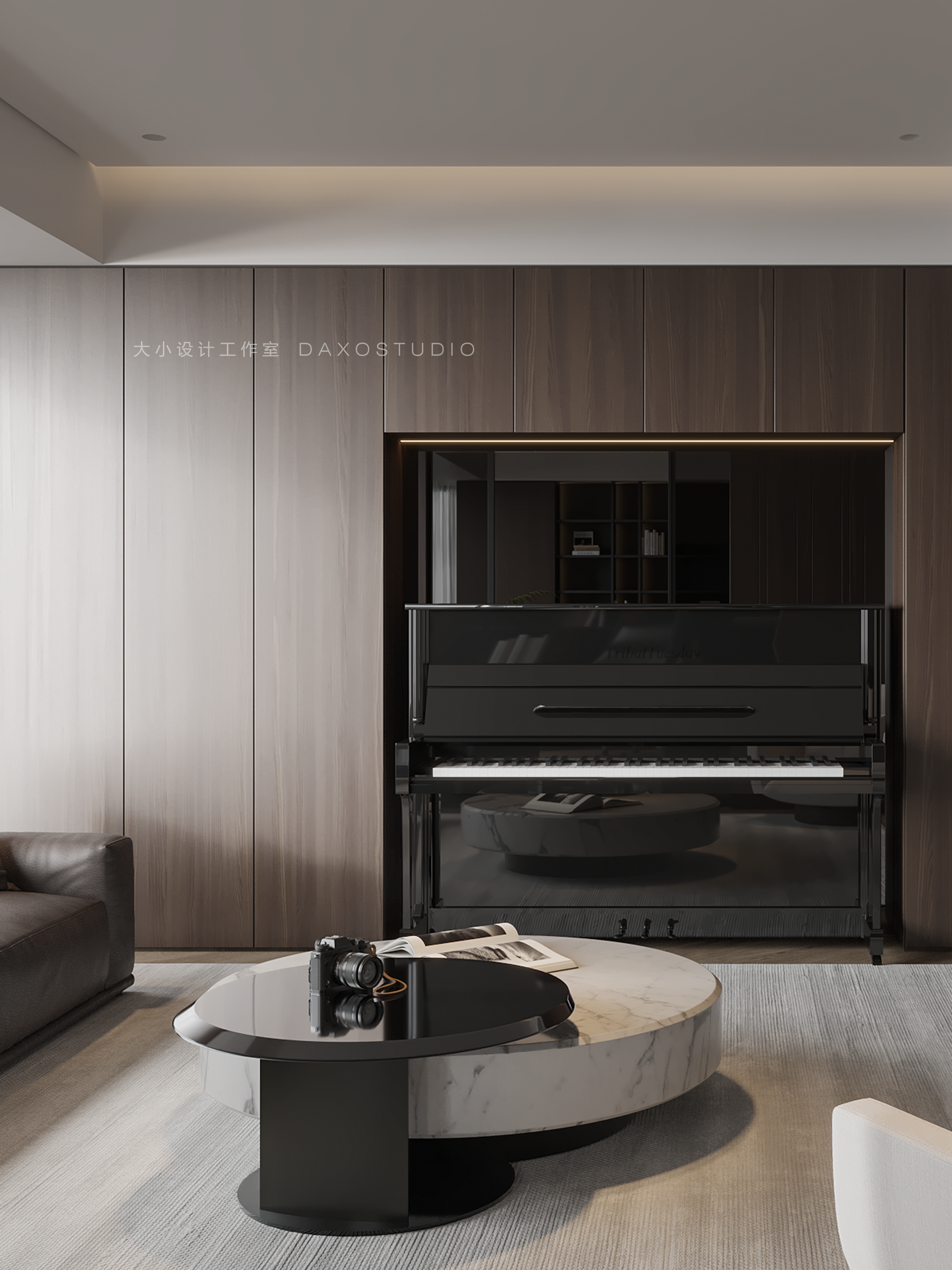 新光·皇庭水岸 520㎡顶复奢宅丨中国福建丨大小设计工作室-33