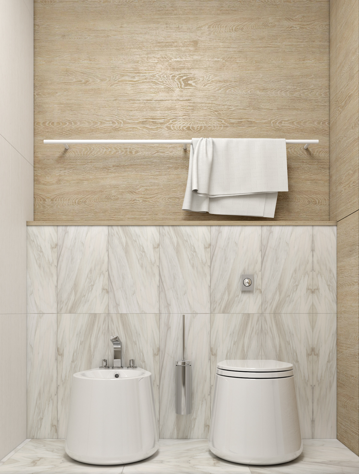 monochrome bathroom Tamara Batsmanova-7