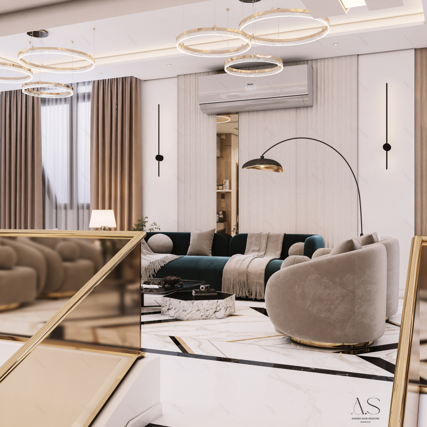 First-Floor Reception Design - Villa hall --5