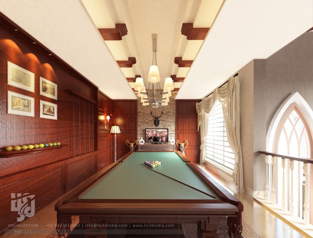 印度 HS3D 打造惊艳住宅室内渲染-23