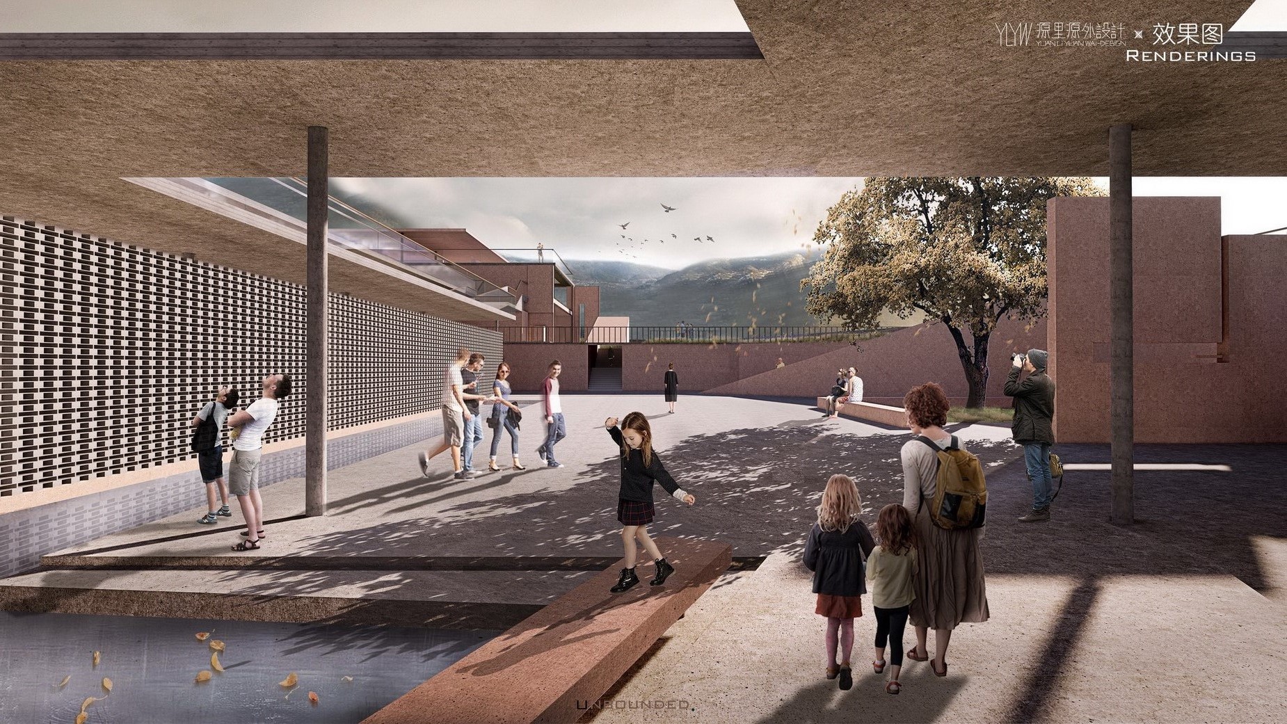 / YLYW | 无界-社区休闲空间设计-43