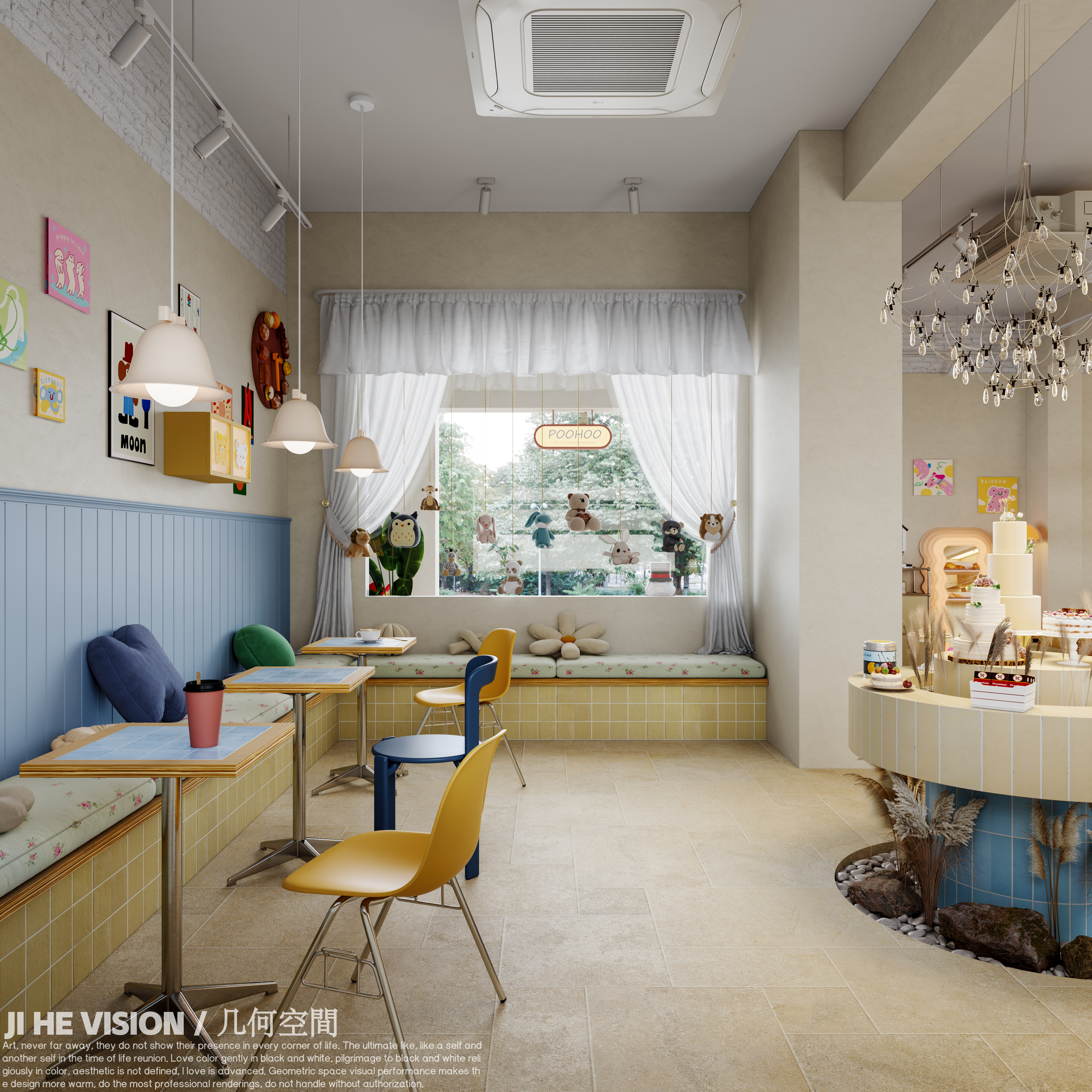 Poohoo°泡呼烘培店丨几何空间视觉表现-4