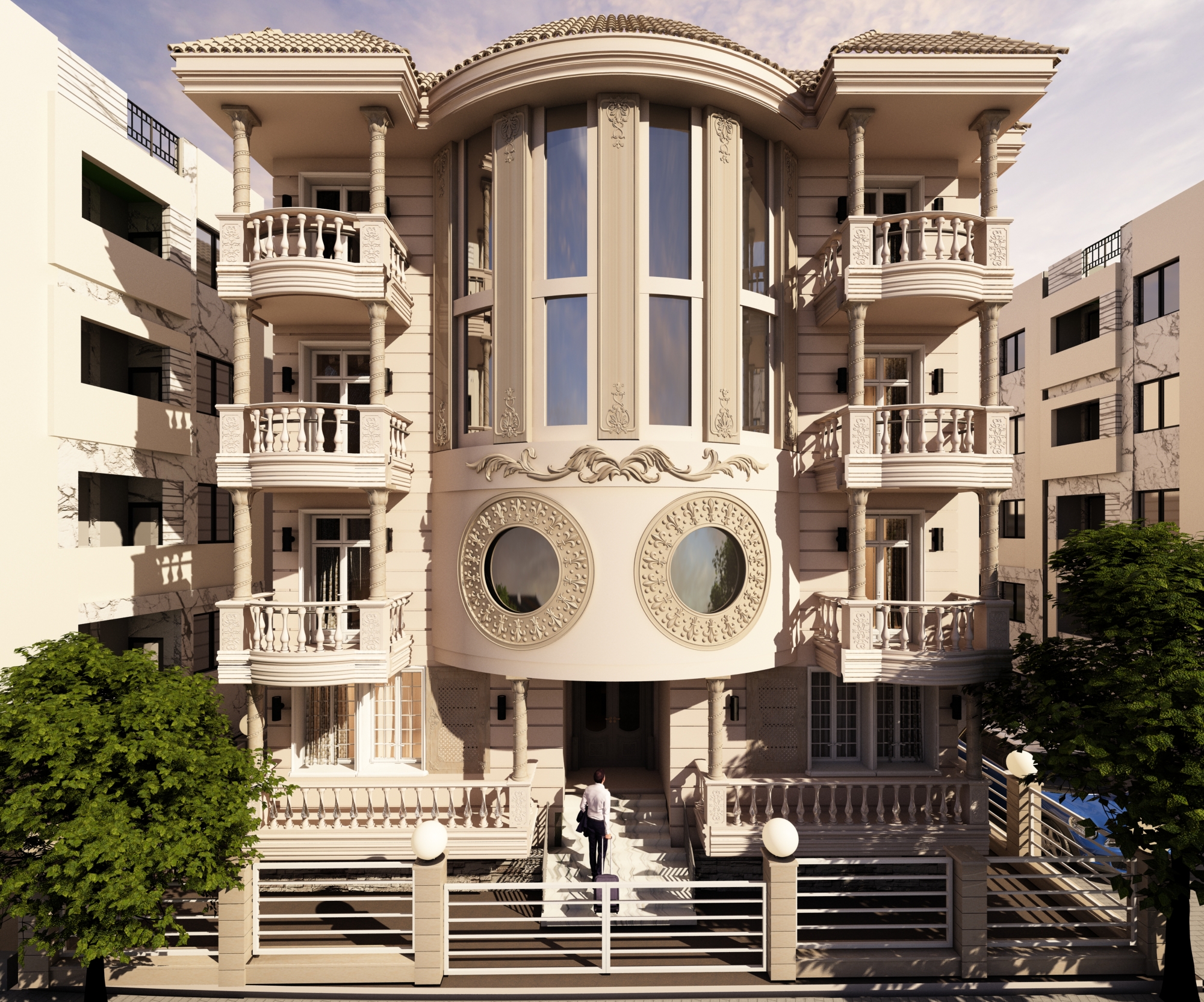 埃及私人别墅建筑设计-3