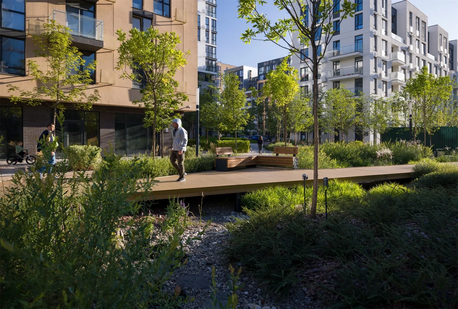 基辅 Fayna Town 住宅区景观丨乌克兰基辅-13