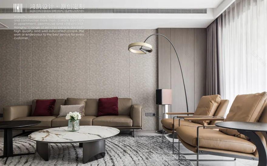 现代平层设计丨芜湖鸿鹄设计-16