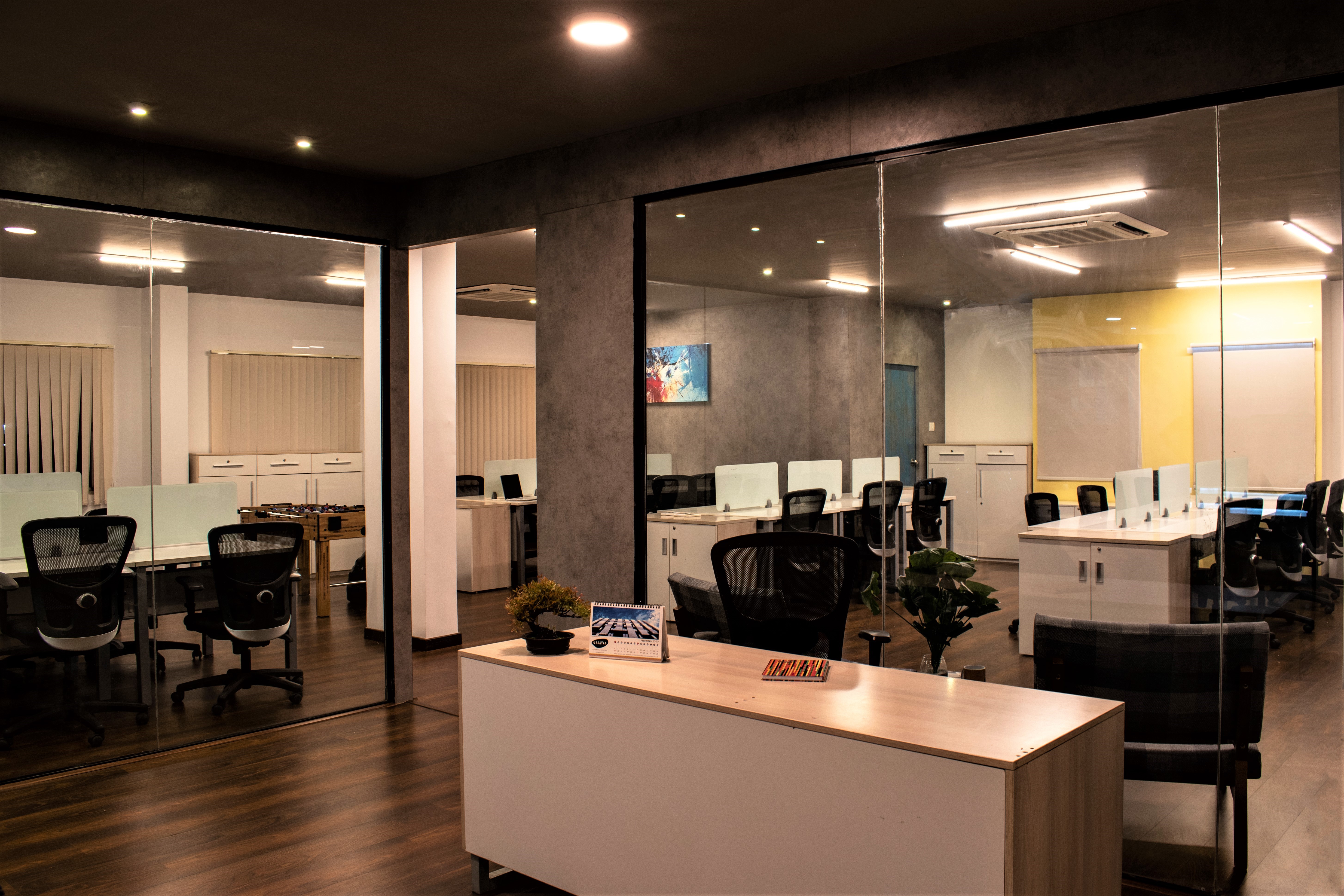 简约而不简单,打造共享知识的办公空间丨印度班加罗尔丨A.J Architects-16