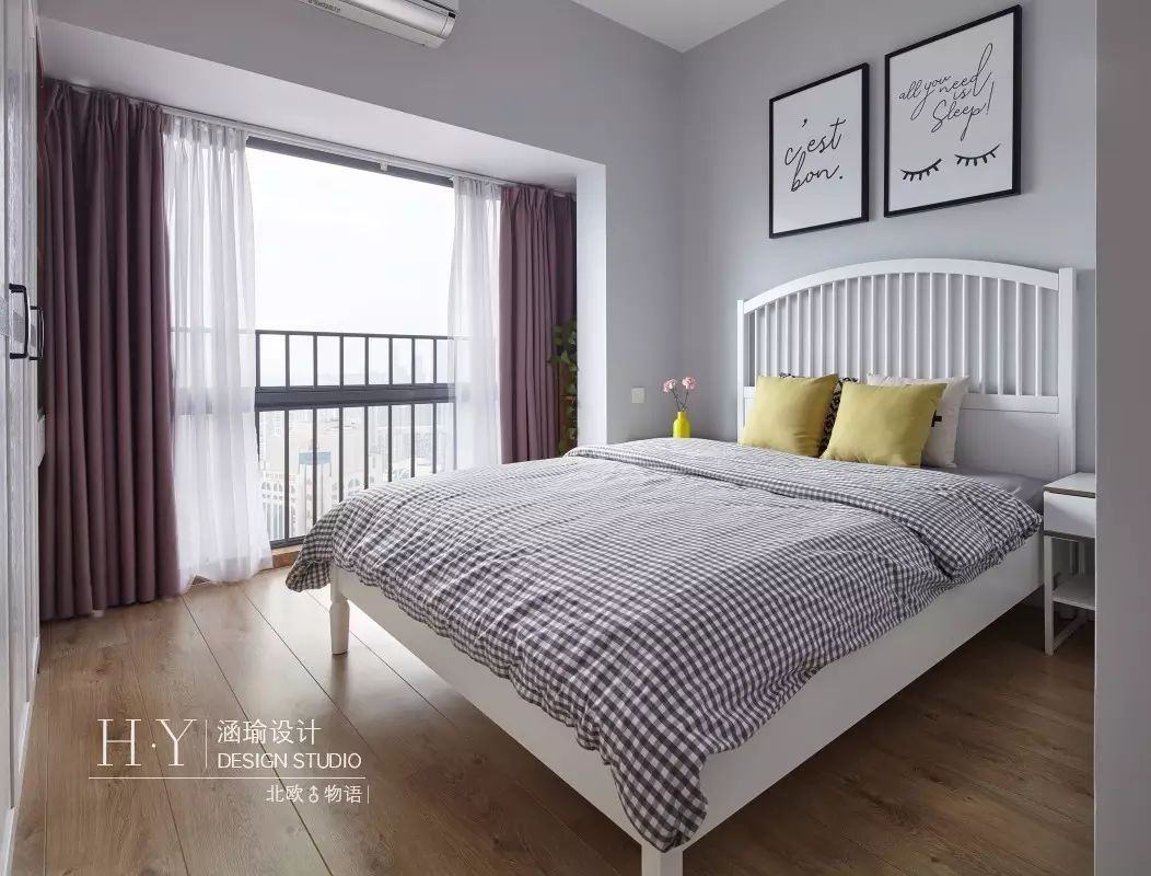 涵瑜设计打造 89㎡北欧清新风,实现空间通透与互动-52