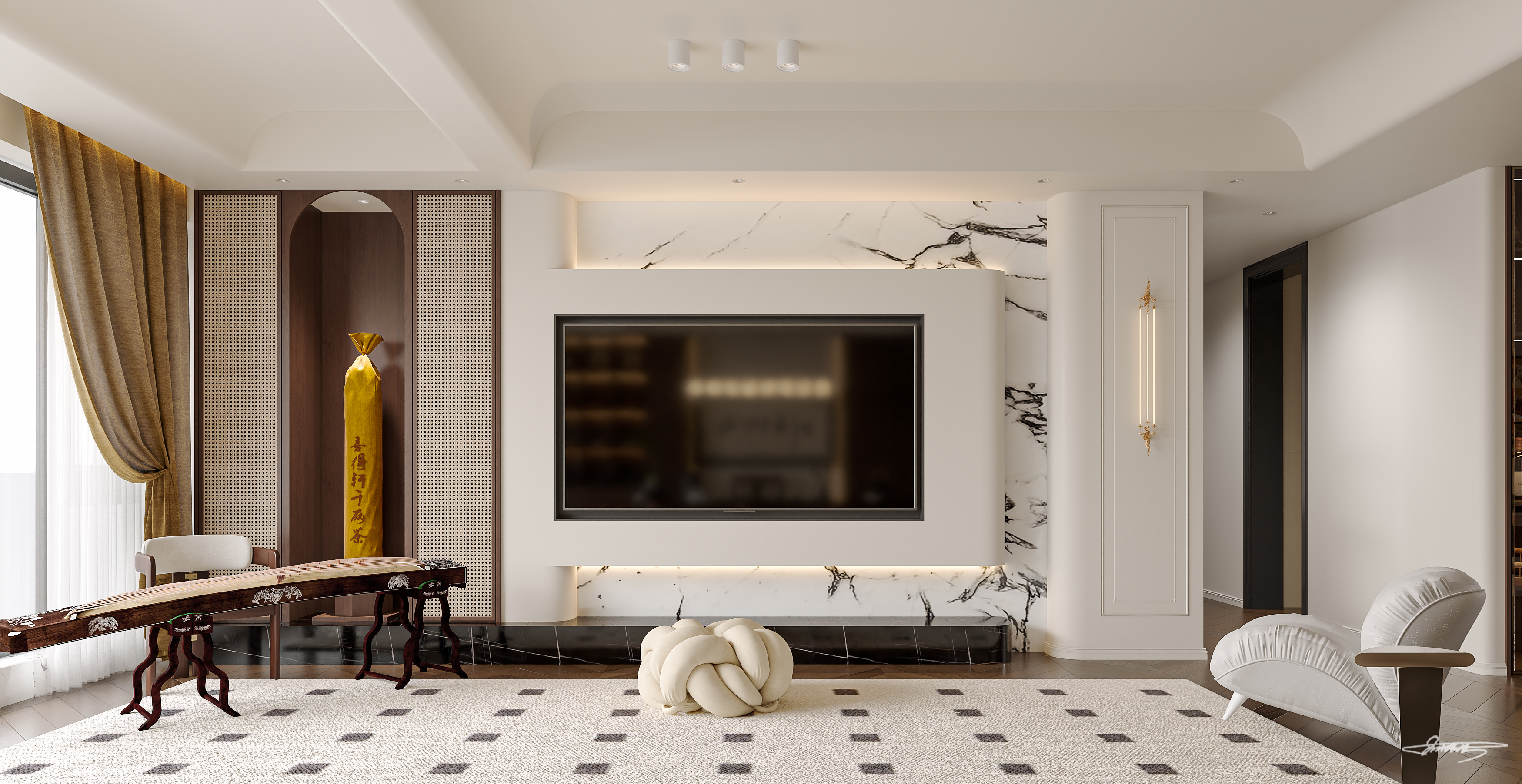 法式复古风室内设计丨中国益阳-3