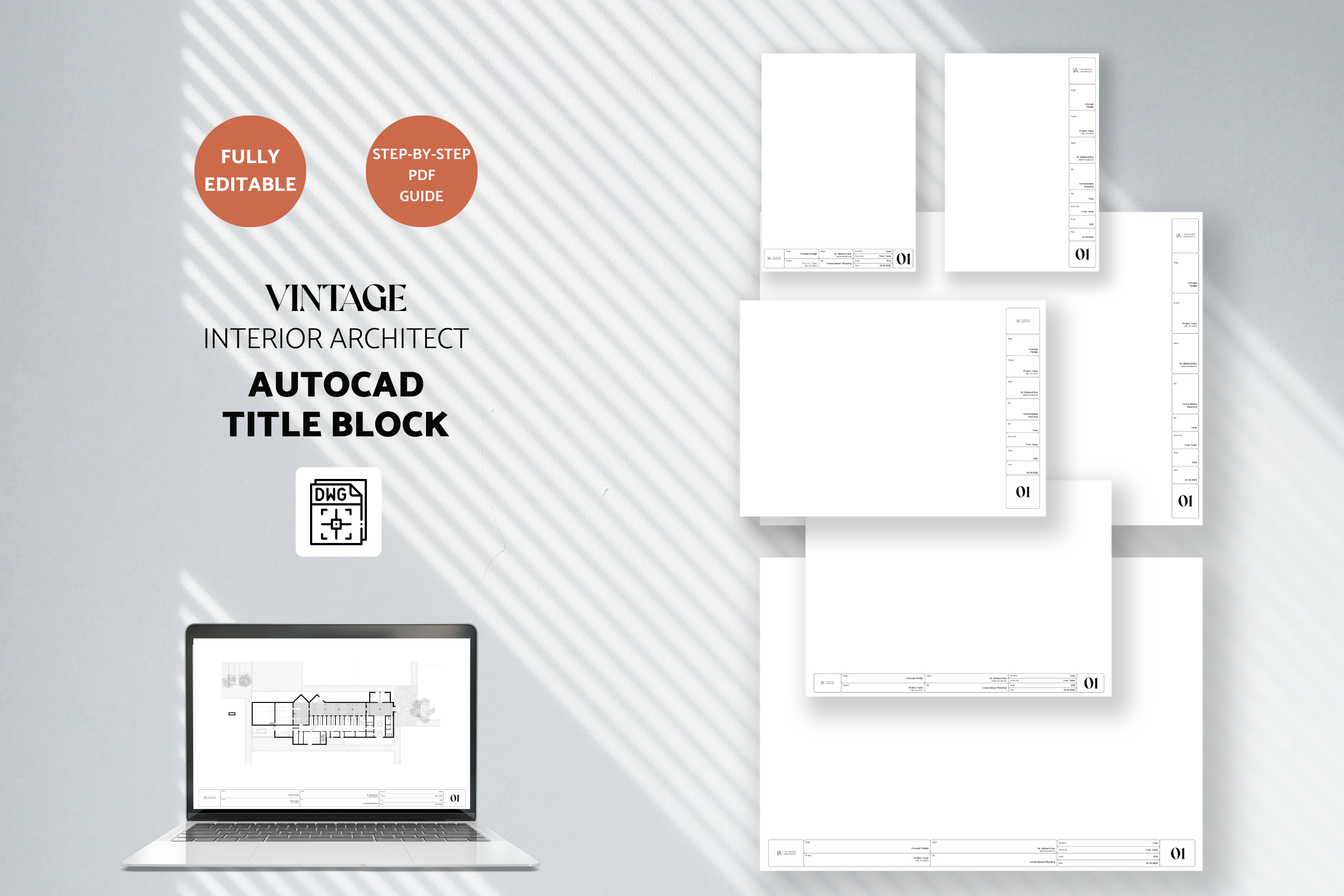 Architecture Title Block Autocad Templates-5