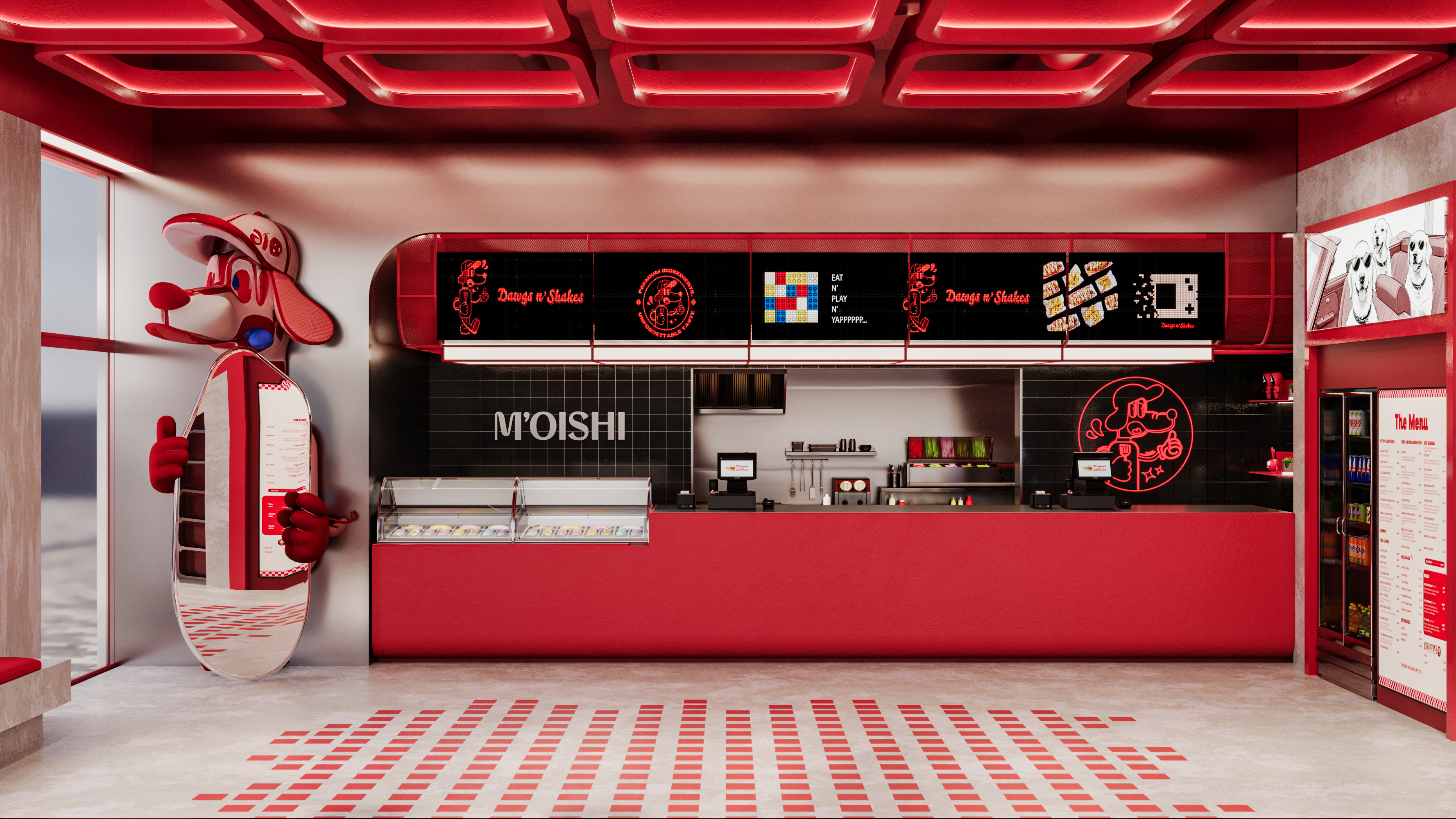 甜品店 Dawgs N Shakes-4