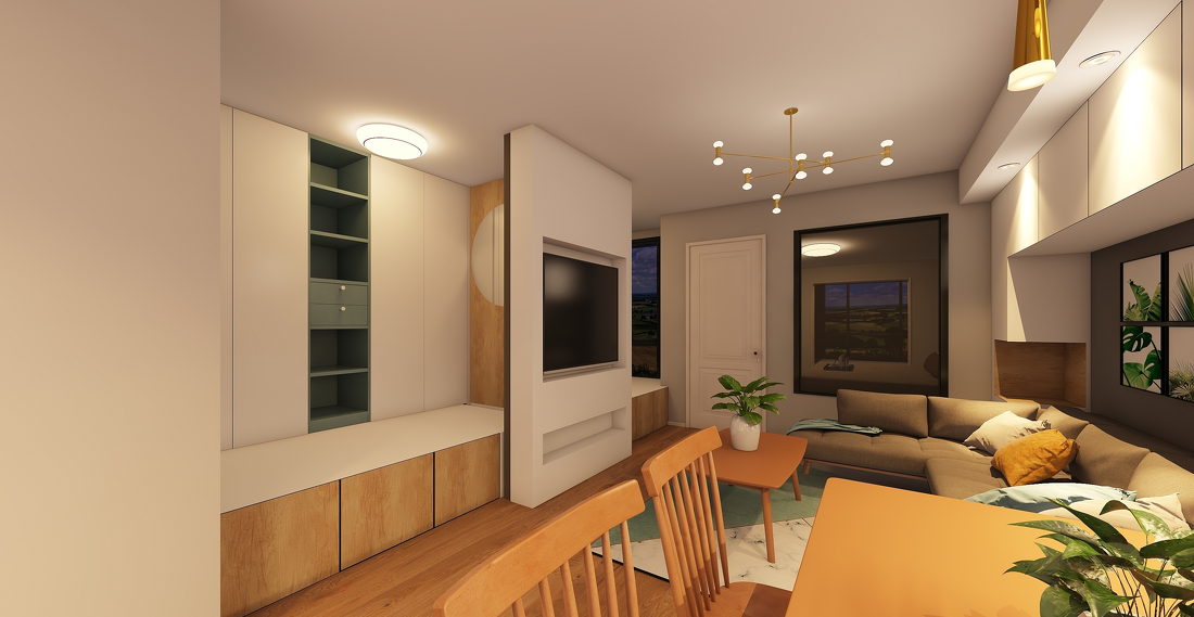 
2居改爆改4居室 -2