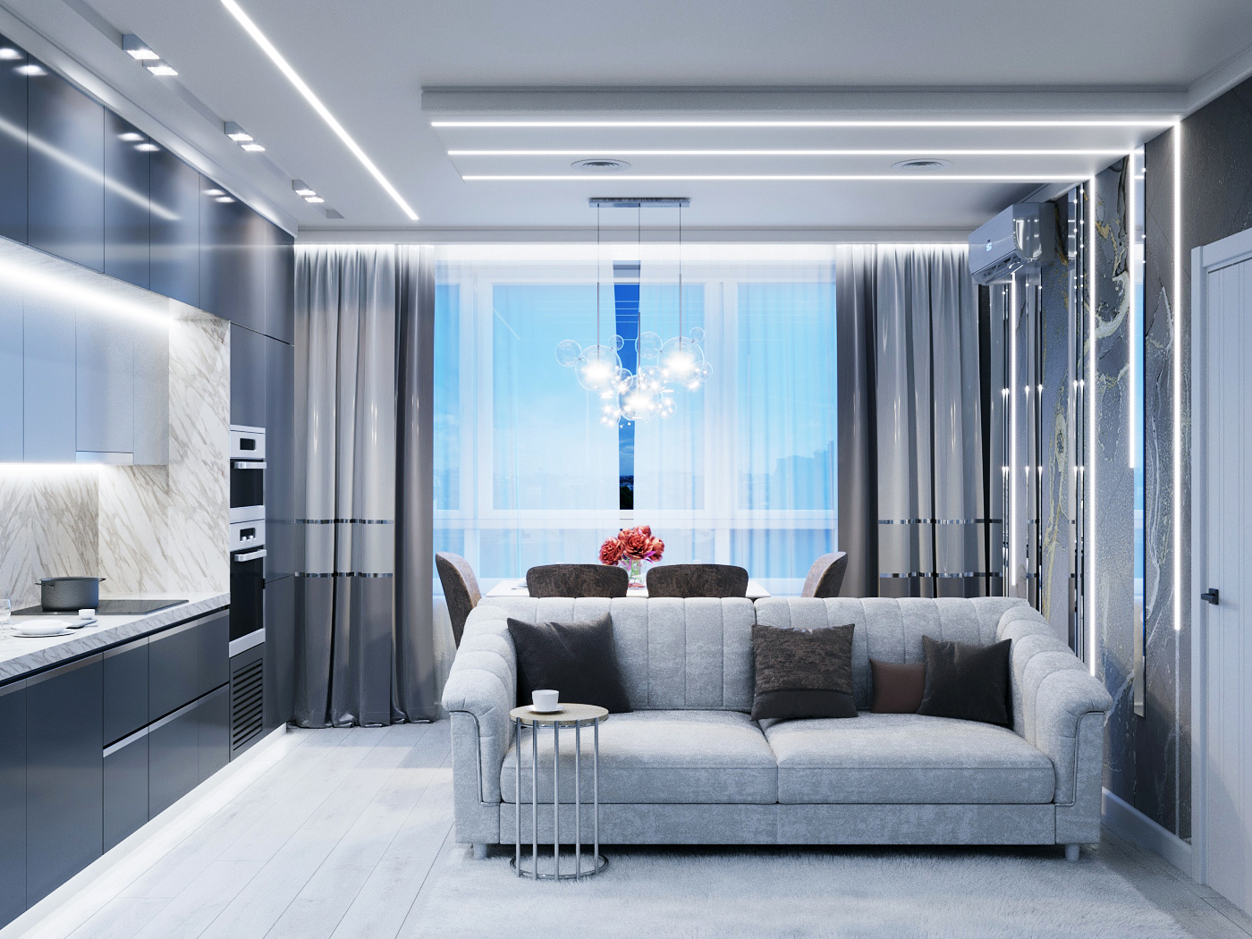 现代风格公寓室内设计丨俄罗斯车里雅宾斯克丨娜塔莉亚·布赫涅娃-16