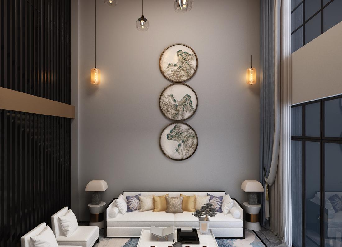 彭下欢设计·蒋先生新中式(御景庄园)-30