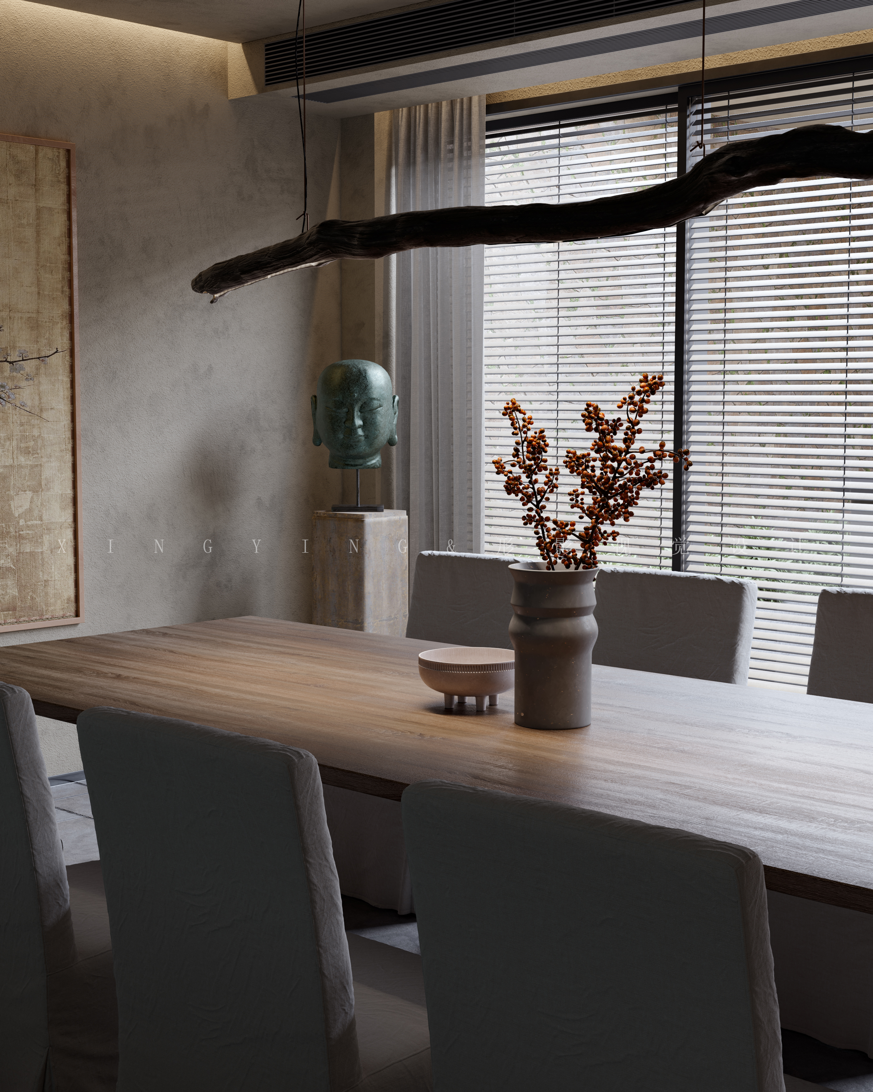 侘寂风民宿 CR 渲染-11