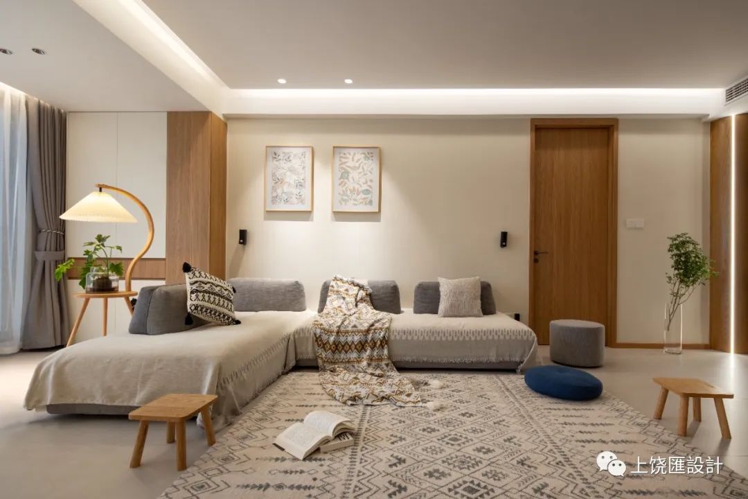 滨江棕榈·公园壹号原木极简设计丨红石空间设计-15