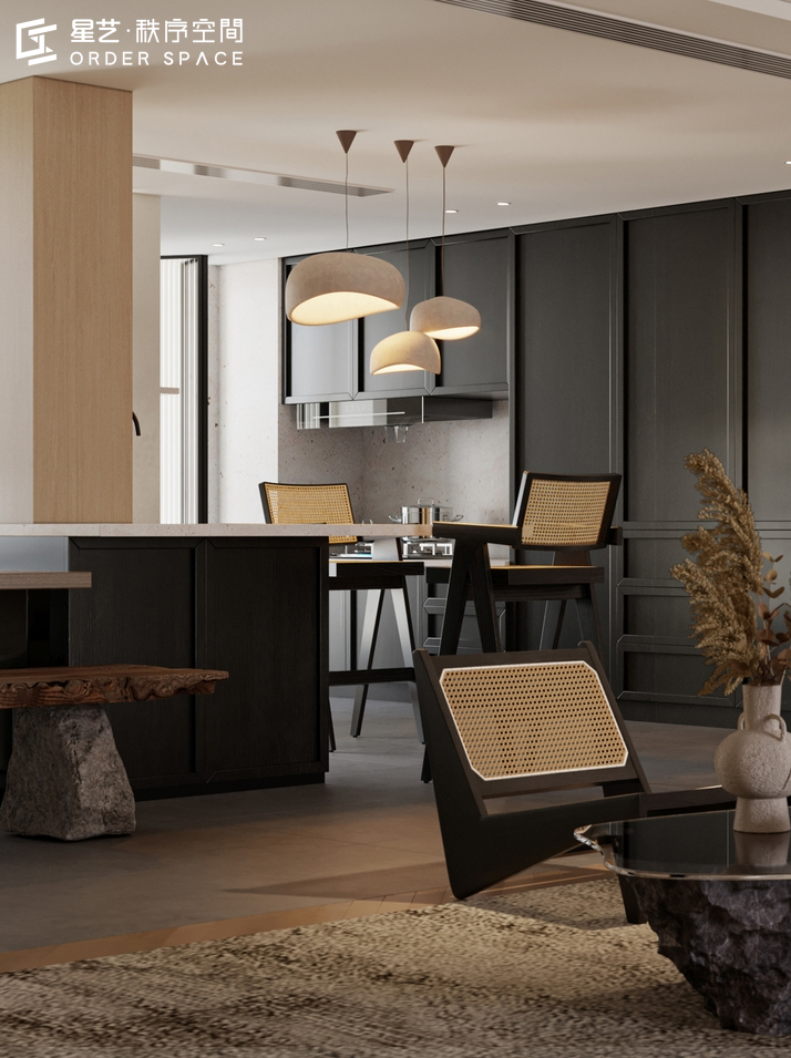新美式橱柜,打造浪漫社交厨房丨星艺·秩序空间-24