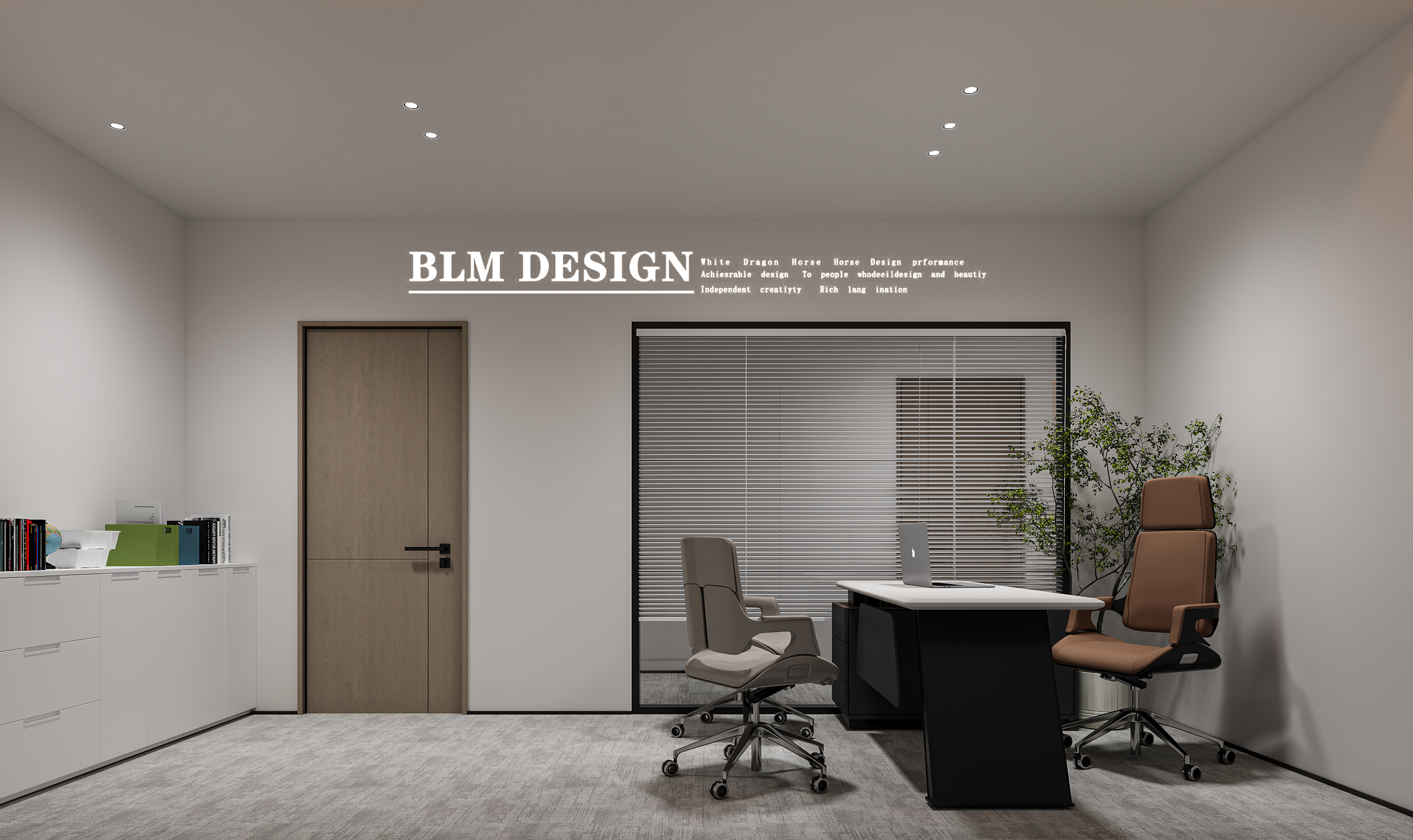 办公室丨白龙马效果图-21