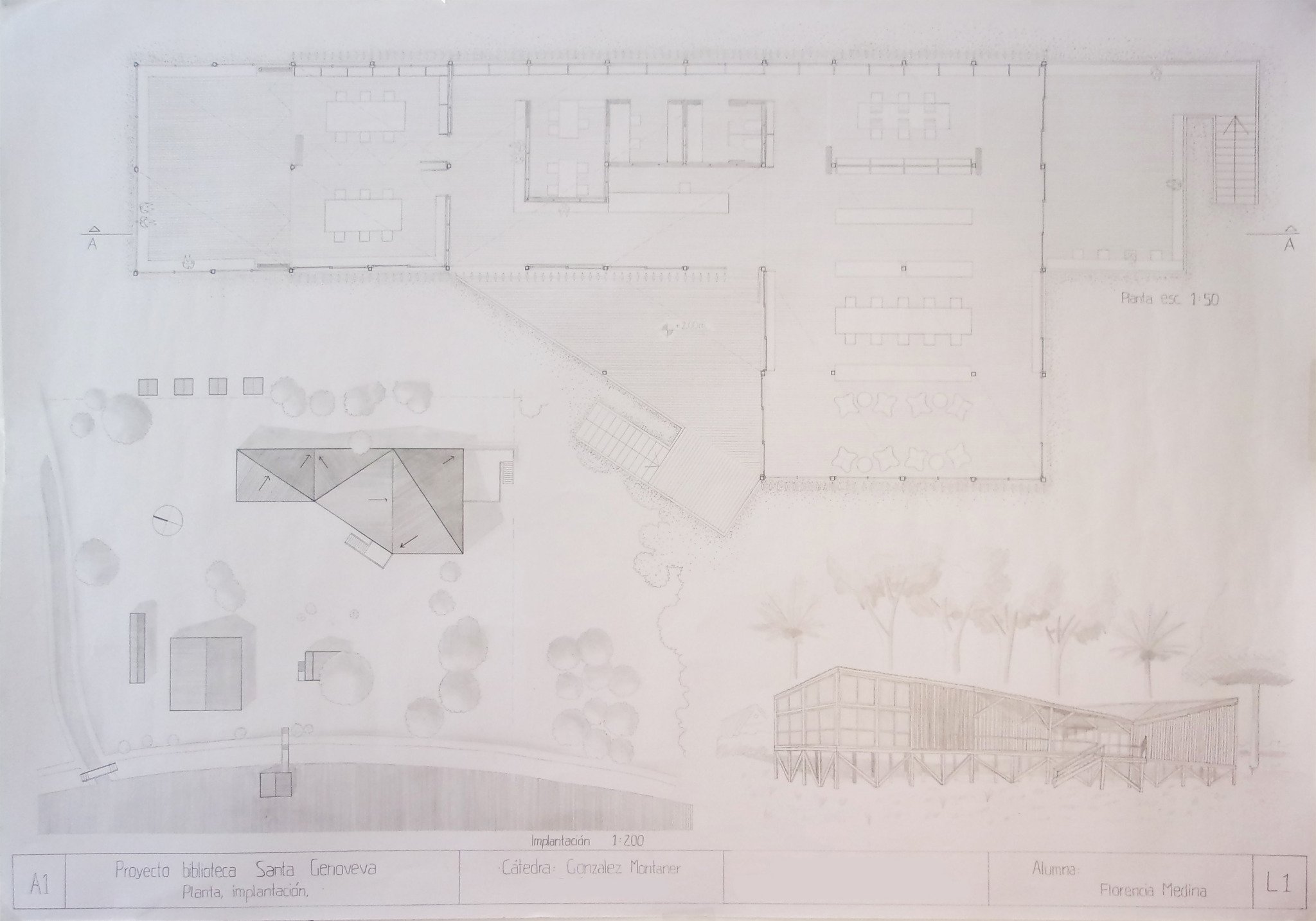 三角洲图书馆项目丨阿根廷布宜诺斯艾利斯丨UBA 建筑 1 系冈萨雷斯·蒙塔纳尔教授工作室-3