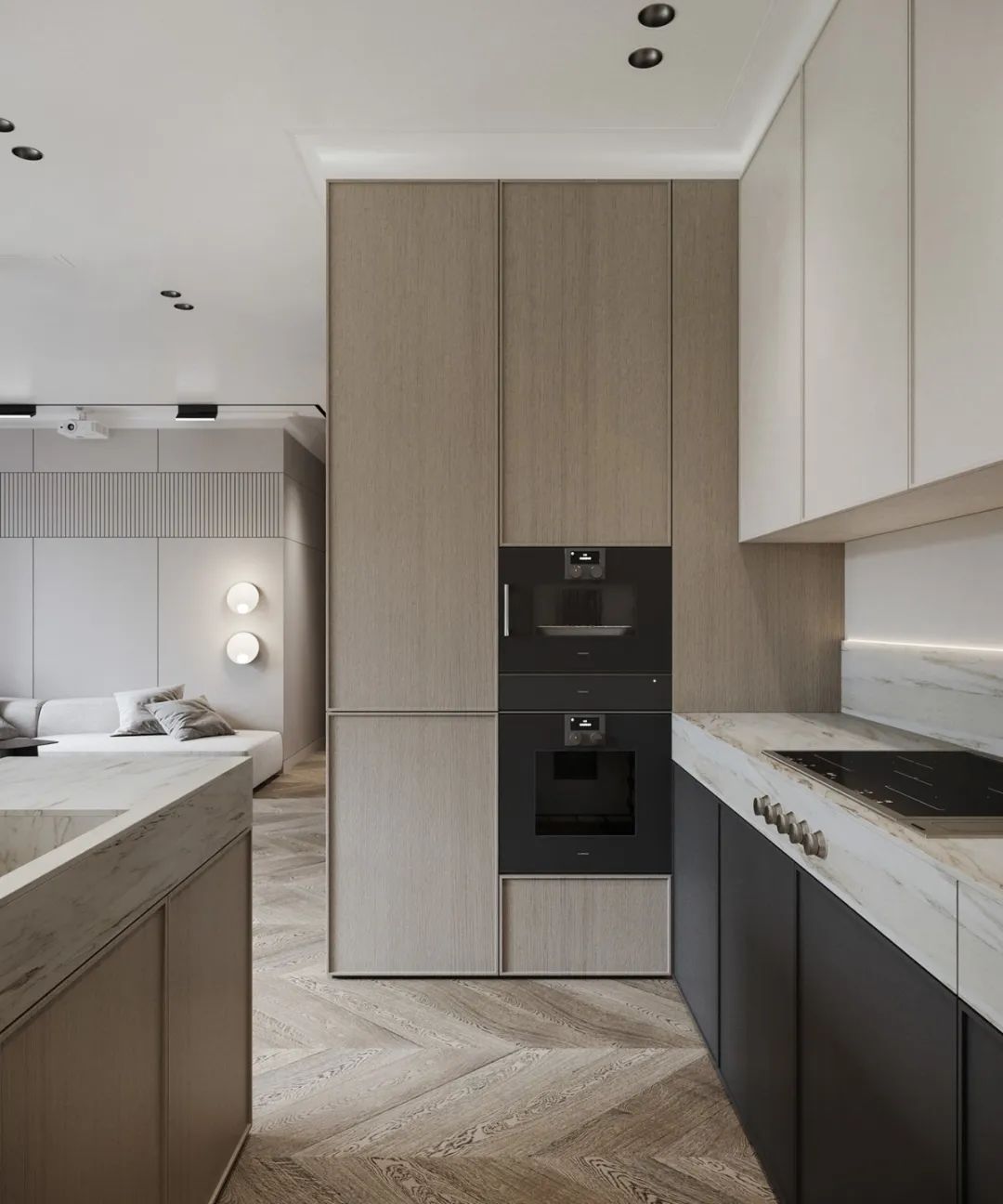 105㎡现代简约家居-11