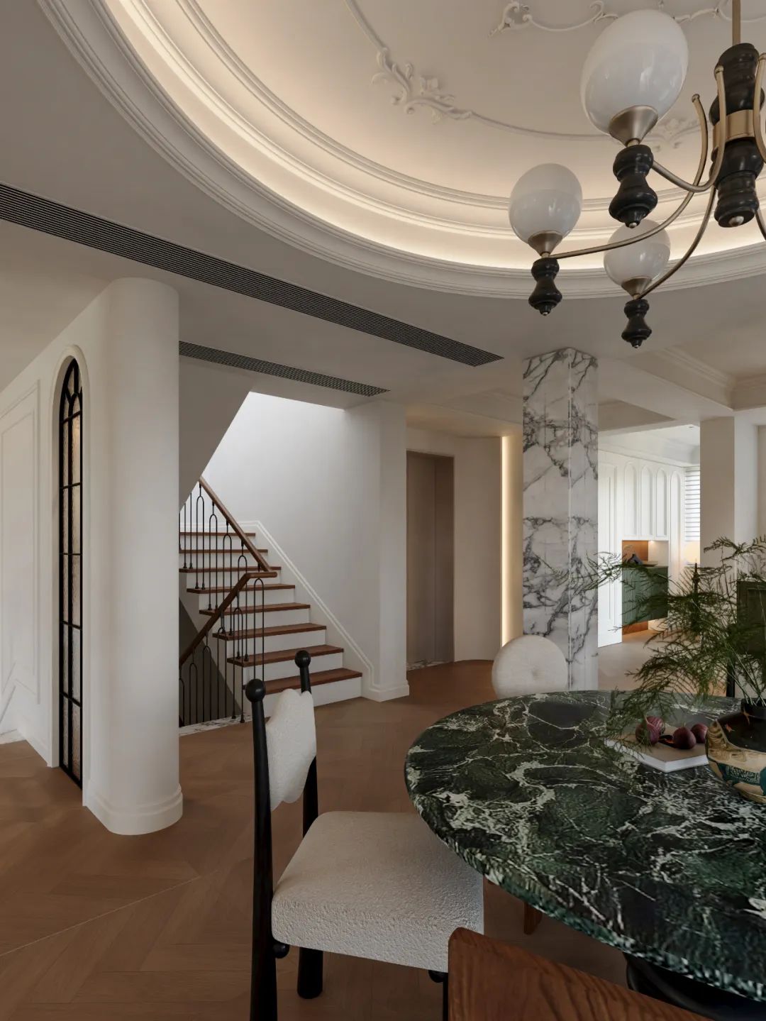 法白之境（金色地中海排屋改造）丨中国湖州丨龙庭设计-27