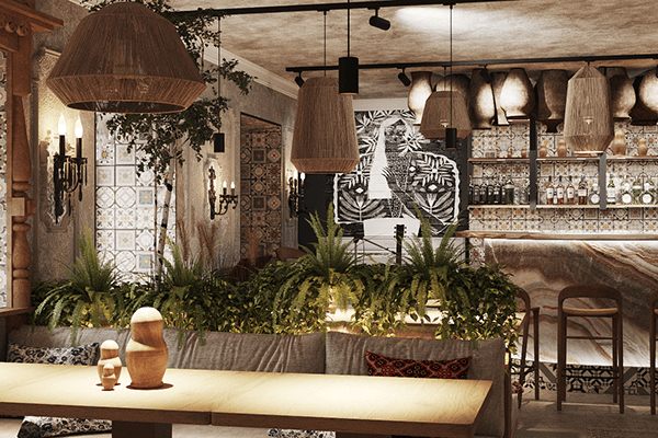 НАСЛЕДЗЬЕ（HERITAGE）餐厅室内设计项目丨白俄罗斯维捷布斯克丨Maryia Matsiash （ANIKIИA）-15