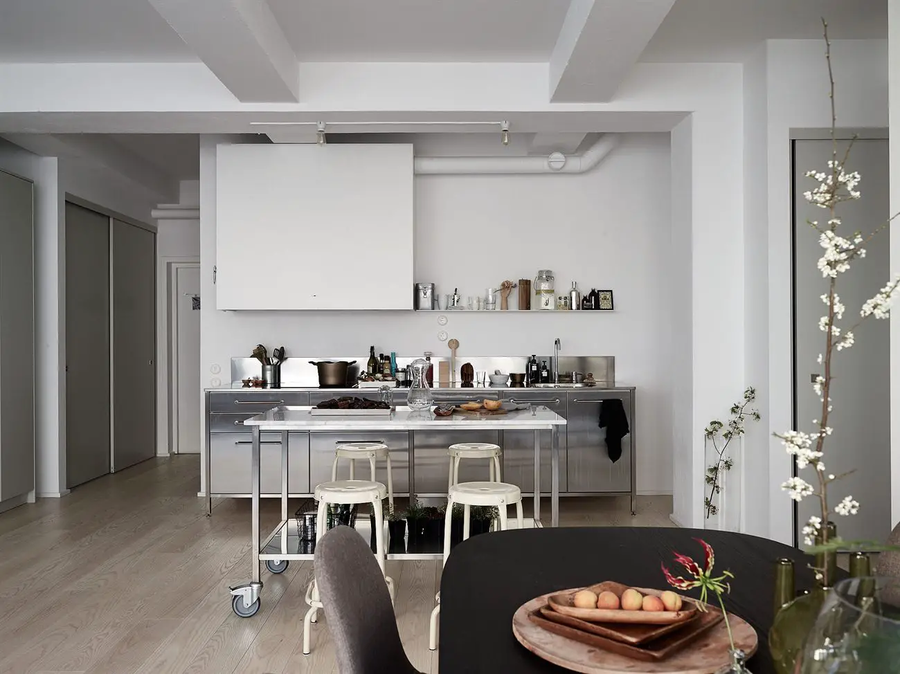 瑞典旧巧克力工厂改造的工业风公寓-8