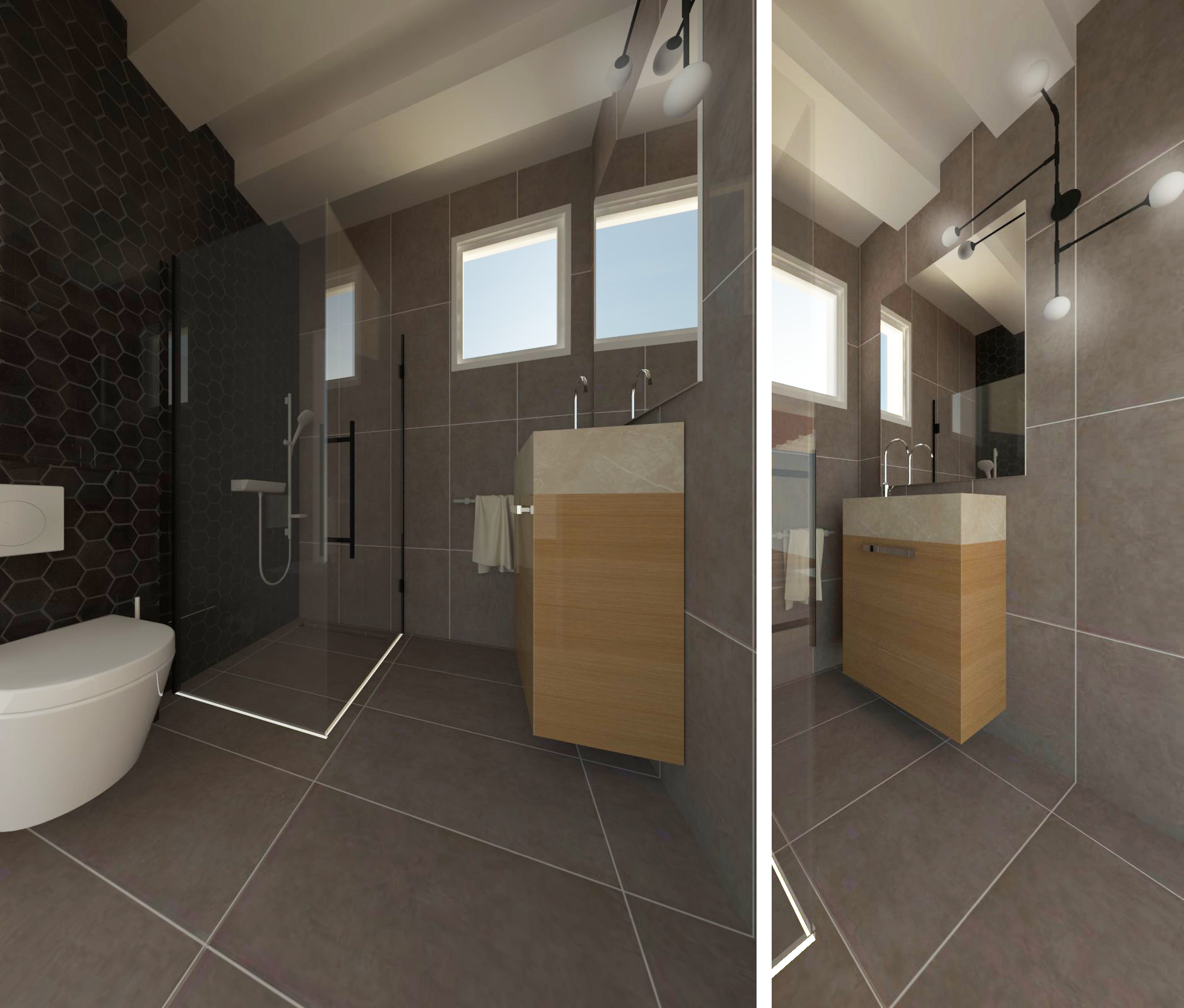 半地下山地风格地下室设计丨Fadoua.oua-16