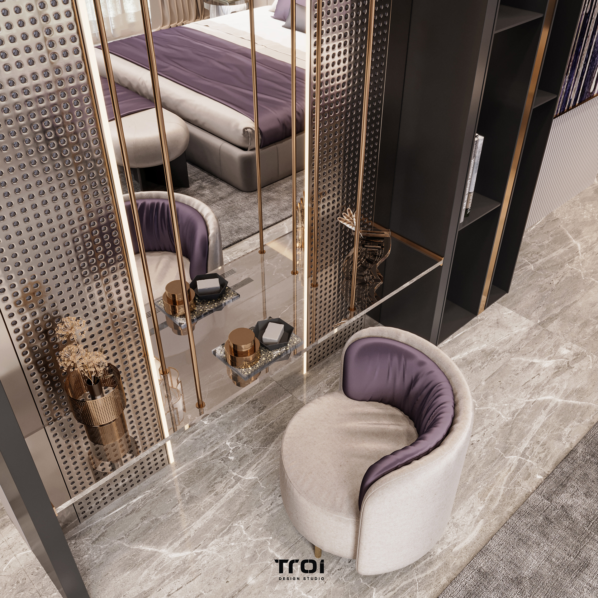 主卧室丨Oman丨Troi Design Studio-18