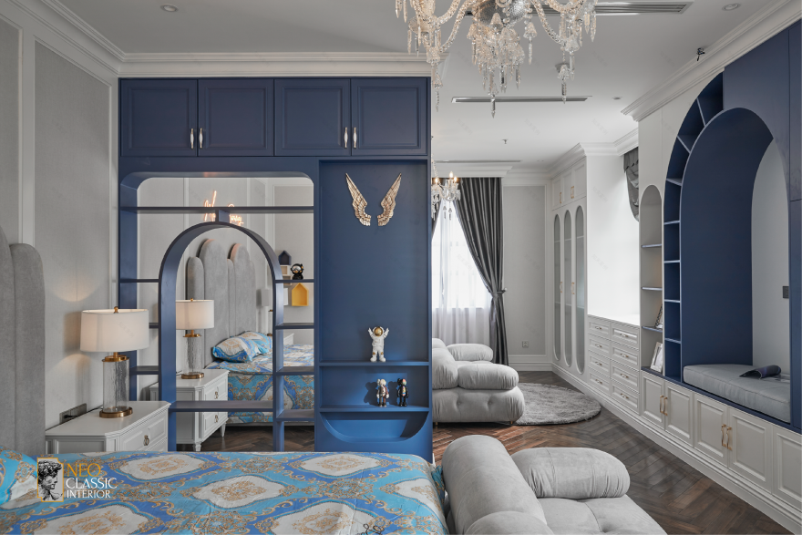 Penthouse Thang Loi Central Hill, Long An, Vietnam | NEO Classic Interior Design-24