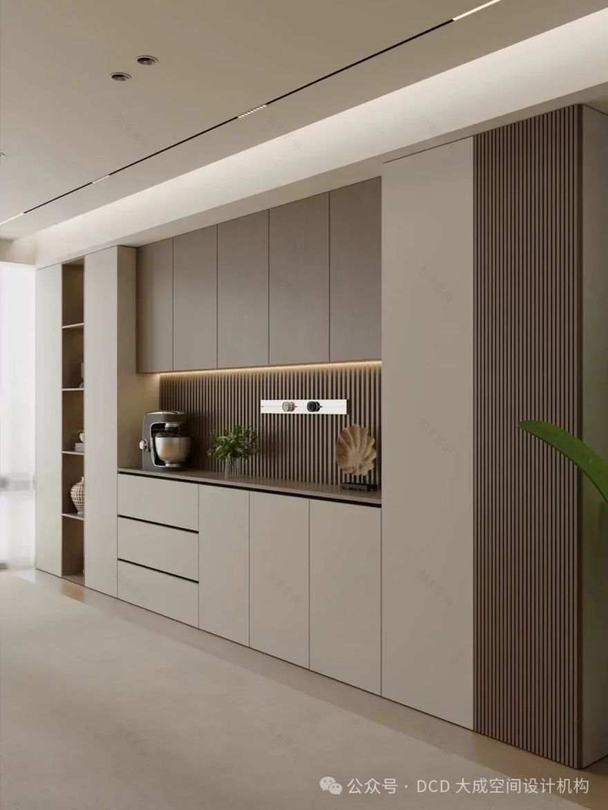 餐边柜这样设计,好看又实用,高级感满满-35