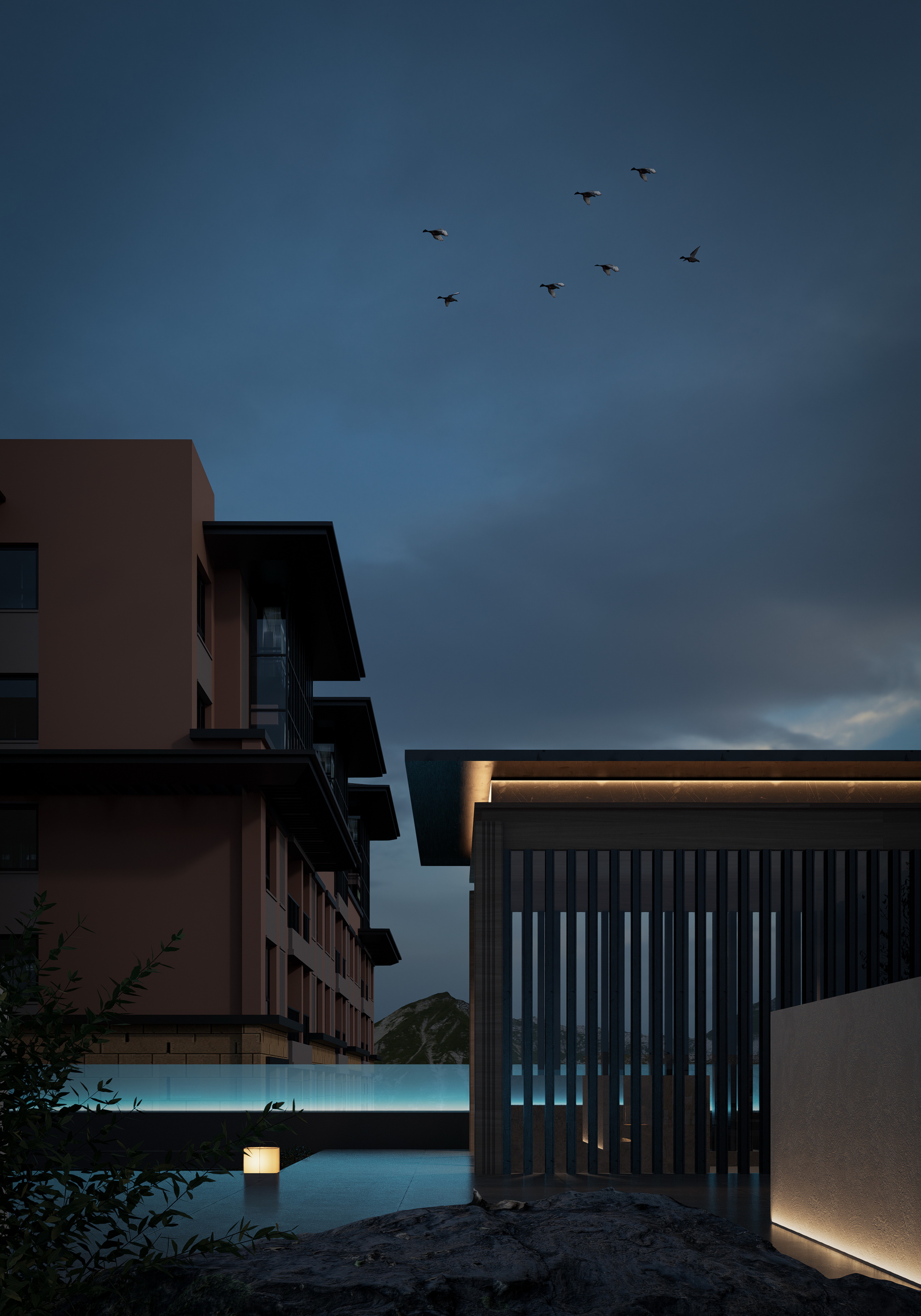 万境壹空·朝花夕拾私人茶会所空间设计丨万境壹空美学设计师-14