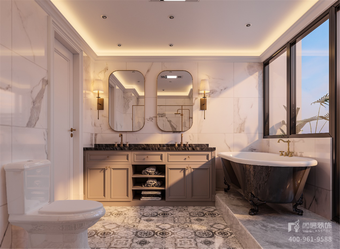 上海滩维多利亚风情空间设计丨中国上海丨上海尚层别墅装饰-29