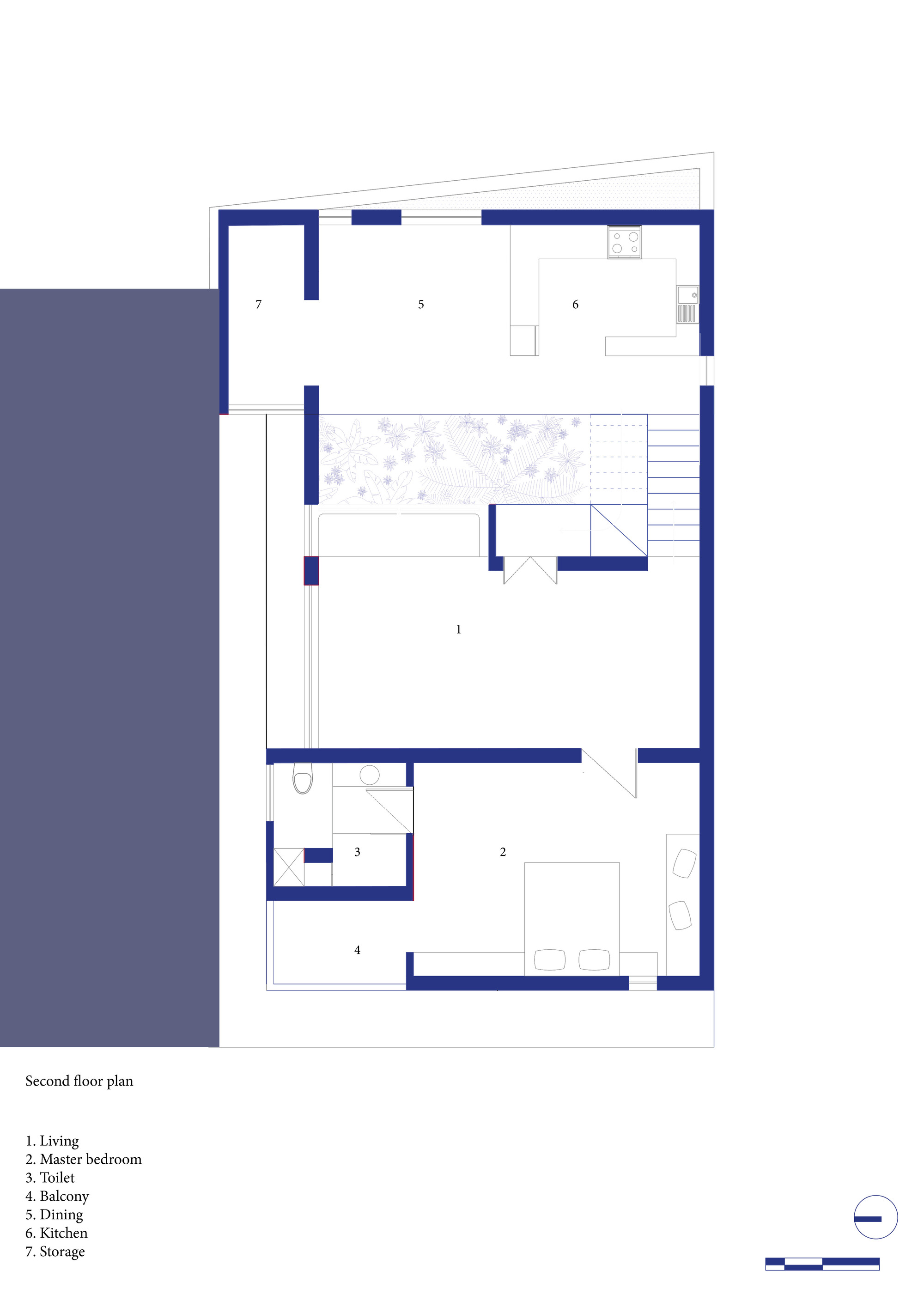 分层领域房屋和工作室丨印度金奈丨Fictional Project-36