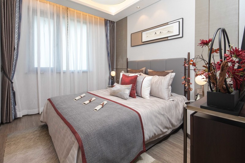 融侨郑州中晟悦城东苑样板间 | 现代东方意境的完美呈现-40